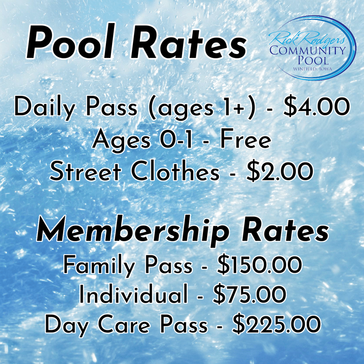 Pool Rates