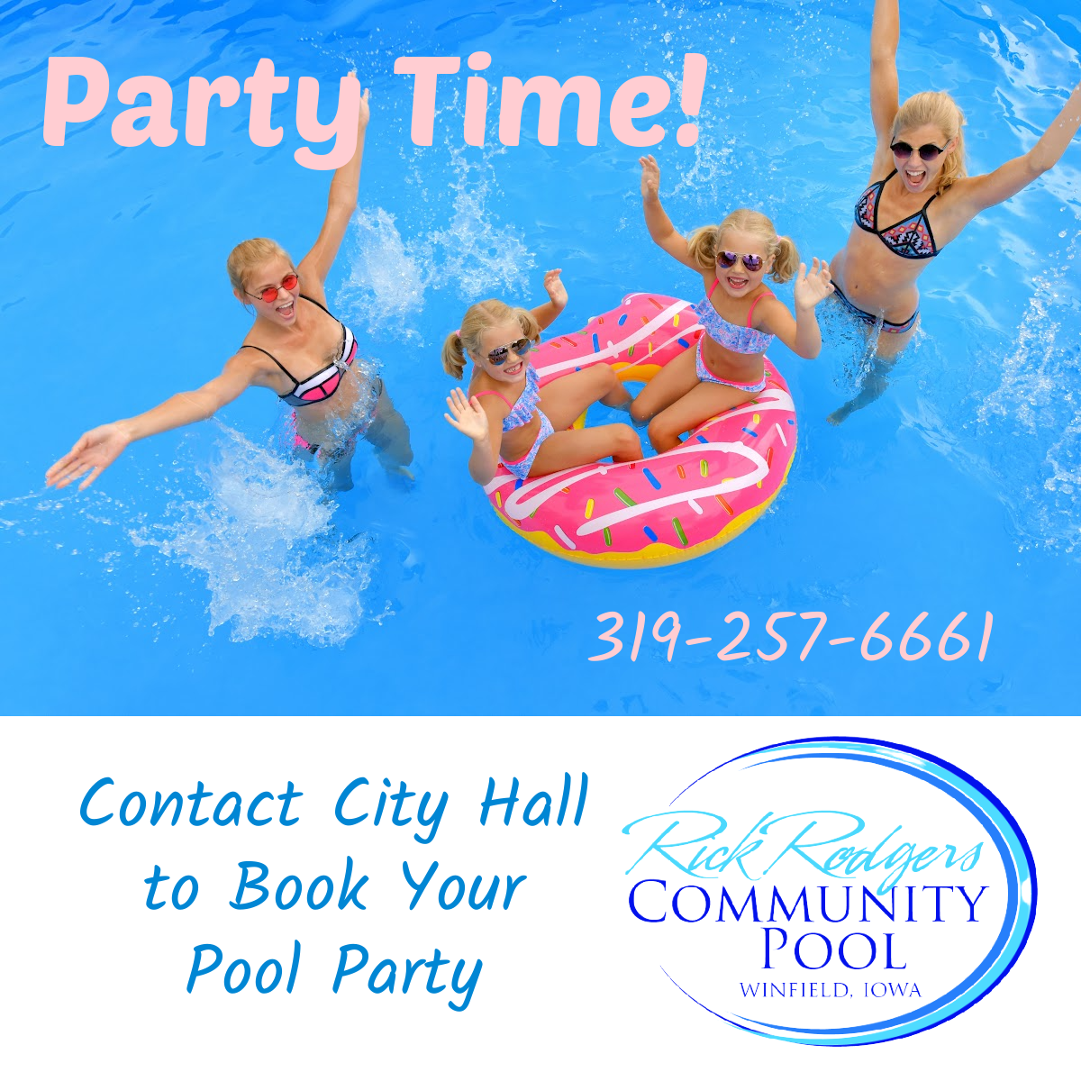 Book your pool party! 